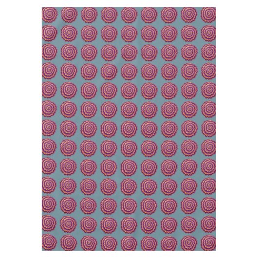 Lila Spiralen Tischdecke (Vorderseite)