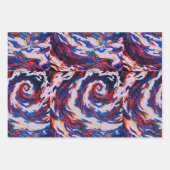 Lila Spiralgalaxie Geschenkpapier Set (Vorderseite 3)