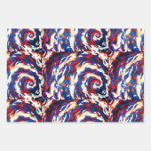 Lila Spiralgalaxie Geschenkpapier Set (Vorderseite 2)