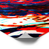 Lila Spiralgalaxie Poster (Ecke)