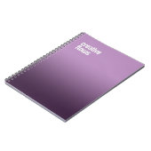 Lila SpiralNotebook - "Creative Flows"-Journal Notizblock (Linke Seite)