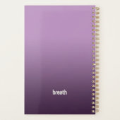 Lila Spiralplaner – 2026 Breath Planer (Rückseite)