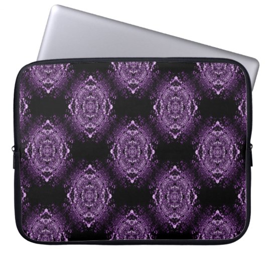 Lila Spitze... Laptopschutzhülle (Vorderseite)