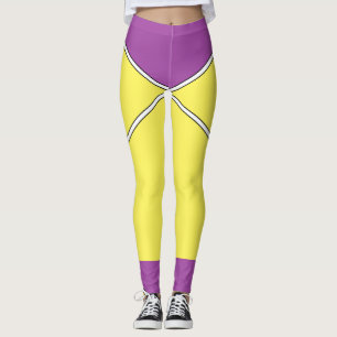 Lila Spitze Leggings