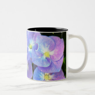 Lila Spitzekappe Hydrangeas-Tasse Zweifarbige Tasse
