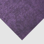 Lila Spitzen- und Skriptkollektion Seidenpapier (Ausschnitt)