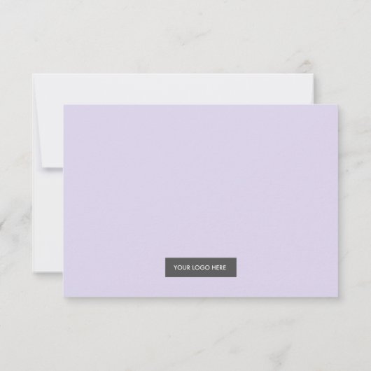 Lila Splash in Aquarellfarbe Rosa Dankeskarte (Rückseite)