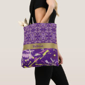Lila Splash Monogramm Tasche (Von Nahem)