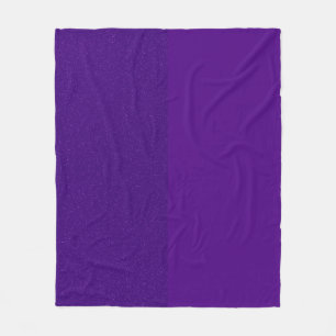 Lila Split Glitzer Fleece Blanket - Anpassbar