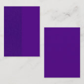 Lila Split Noise Business Card - Individuell anpas Visitenkarte (Vorne/Hinten)