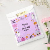 Lila Spooky Ein Niedliches Halloween 1. Geburtstag Geschenktütchen (Versiegelt)