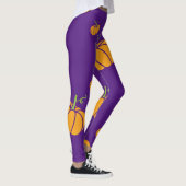 Lila Spooky Halloween Leggings (Rechts)