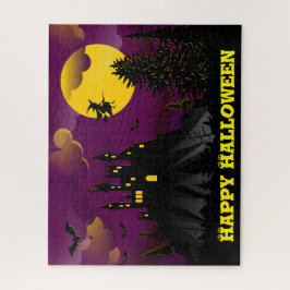 Lila Spooky Halloween Puzzle