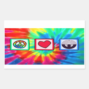 Lila Sport-Schießen Rechteckiger Aufkleber