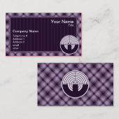 Lila Sport-Schießen Visitenkarte (Vorne/Hinten)