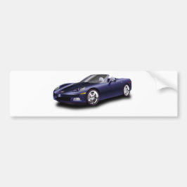 Lila Sportwagen Autoaufkleber