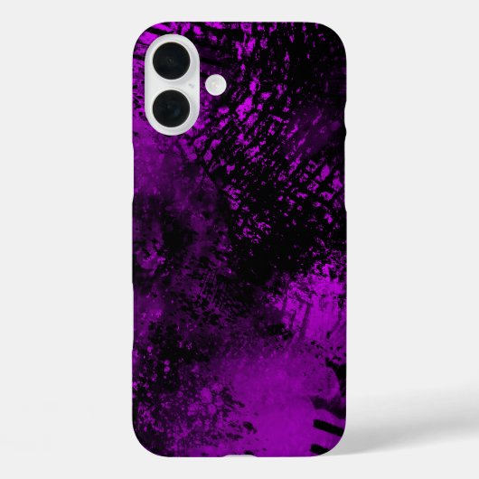 Lila Spray Paint Effect iPhone 16 Fall Case-Mate iPhone Hülle (Rückseite)