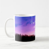 Lila Sprichwort Kaffeetasse (Links)