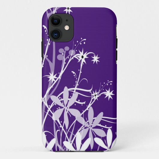 Lila Spring Flowers iPhone 5 Hard Case (Rückseite)