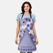 Lila Springtime Fashion Schürze (Getragen)