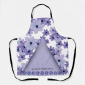 Lila Springtime Fashion Schürze (Vorderseite)
