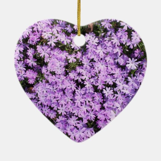 'Lila Springtime'-Ornament Keramik Ornament (Hinten)