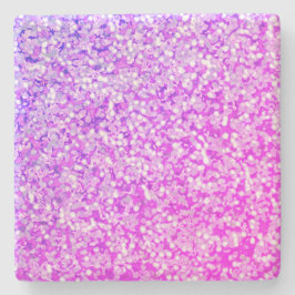 Lila-Spritzen-Akzent-Untersetzer Steinuntersetzer