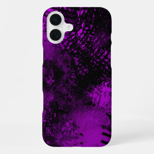 Lila-Sprühfarbeffekt-iPhone-16-Hülle iPhone 16 Plus Hülle