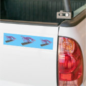 Lila Sprungs-Seil Autoaufkleber (Auf Lkw)