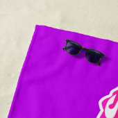 Lila, St. Thomas "Rock City" U.S. Jungfrau Islands Strandtuch (Beispiel)