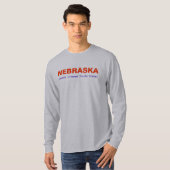 LILA STAAT NEBRASKA T-Shirt (Vorne ganz)