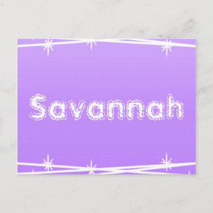 Lila Stacheldraht Postkarte