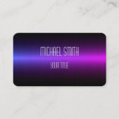 Lila Stahlschaum Visitenkarte (Vorderseite)