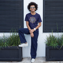 LILA STAINGLAS MANDALA T-Shirt