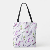Lila Stamm und Foliage Tasche (Rückseite)