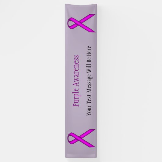 Lila Standardband von Kenneth Yoncich Banner (Vertikal)