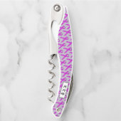 Lila Standardband von Kenneth Yoncich Kellnermesser (Vorderseite)