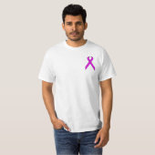 Lila Standardleiste T-Shirt (Vorne ganz)
