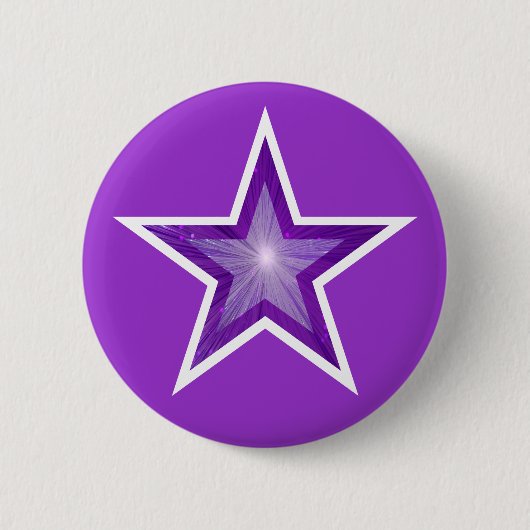 Lila Star-Button lila Button (Vorderseite)