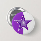 Lila Star-Button lila weiß Button (Vorne & Hinten)