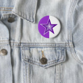 Lila Star-Button lila weiß Button (Beispiel)