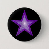 Lila Star-Button schwarz Button (Vorderseite)