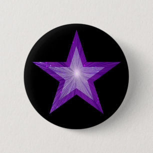 Lila Star-Button schwarz Button