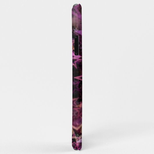 Lila Star Case-Mate iPhone Hülle (Hinten/Rechts)