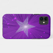 Lila-Star-iPhone Case-Mate iPhone Hülle (Rückseite (Horizontal))