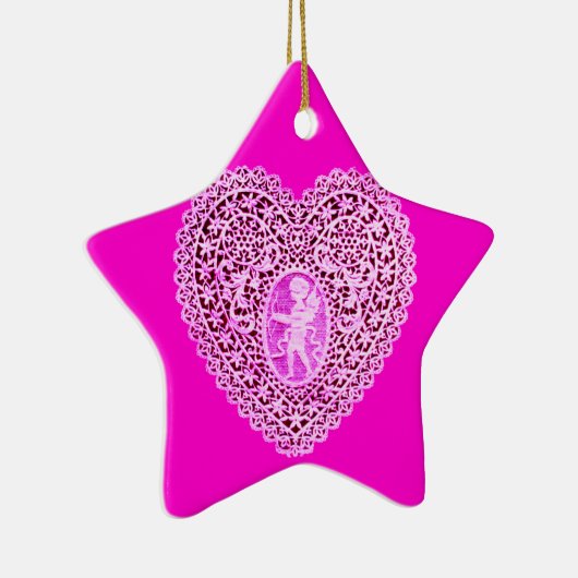 LILA Star Keramikornament (Rechts)