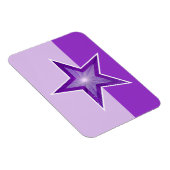 Lila-Star-Magnet lila Magnet (Rechte Seite)