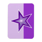 Lila-Star-Magnet lila Magnet (Vertikal)