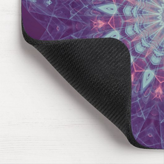 Lila Star Mandala Mousepad (Ecke)