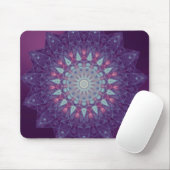 Lila Star Mandala Mousepad (Mit Mouse)